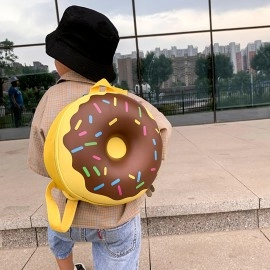 Children Cute Donut Rainbow Backpack Kids Kindergarten School Book Bag Cartoon Casual Student Bagpack Birthday Gift dropshipping